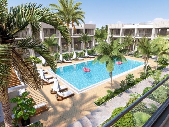 Unique Style Studio with Terrace,1 & 2 Bed Apartment with Exclusive Facilities for Sale in Kyrenia -