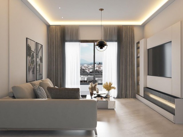 Spacious 2+1 flats for sale in Nicosia Kızılbaş, apartment with elevator SINGLE AUTHORITY