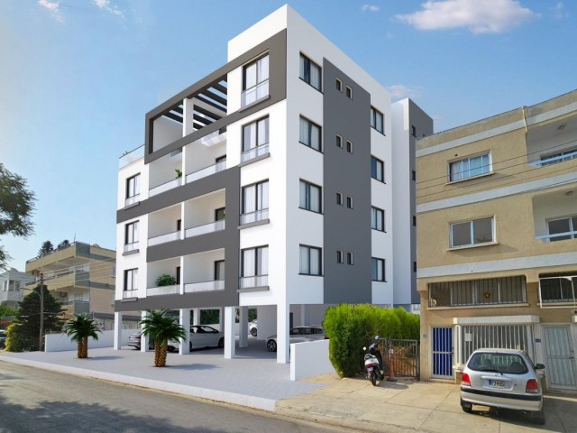 Lefkoşa Kızılbaş'ta geniş 2+1 satılık daireler asansörlü apartman TEK YETKİLİ