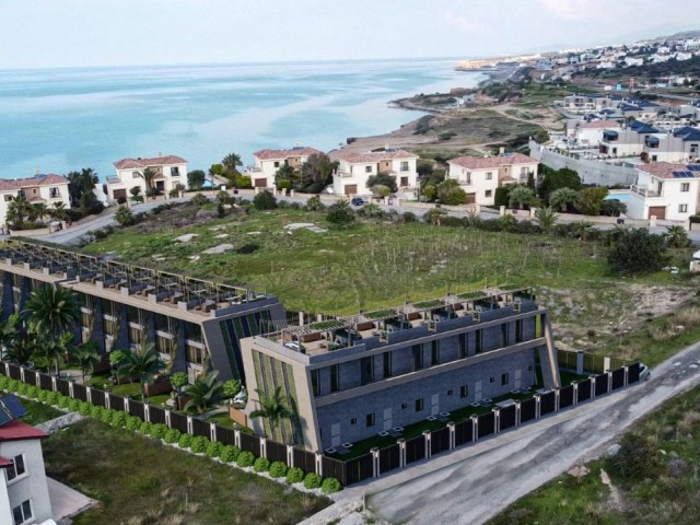 Girne Esentepe'de satılık büyüleyici 1 yatak odalı Teras & 2+1 Loft Daire