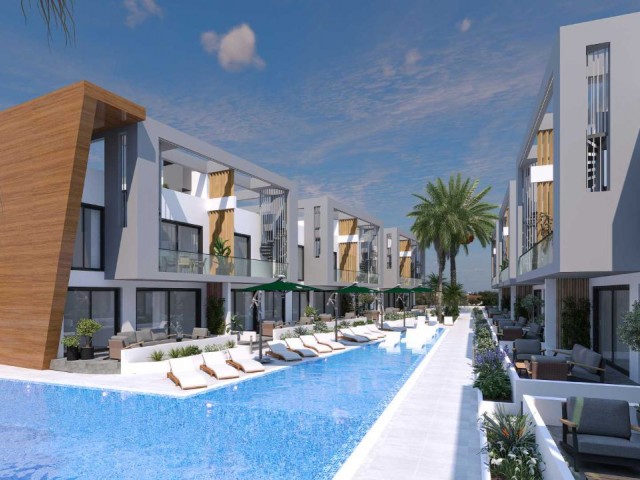 Modern 2-Bed Flat for sale with Communal Pool in Yenibogazici, Famagusta