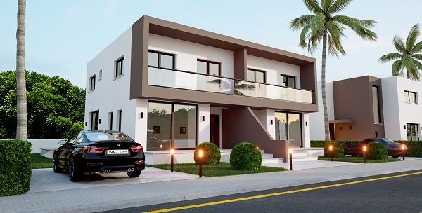 Complete with Premium Amenities Project of 2 & 3-Bed Apartments and 2-Bed Semi-Detached Villas for Sale in İskele