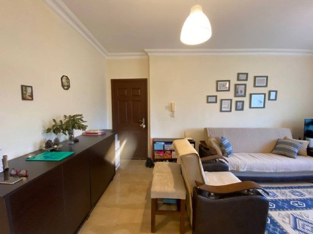 Ready To Move Fully Furnished Ground Floor Apartment with Pool for Sale in Lapta - Kyrenia