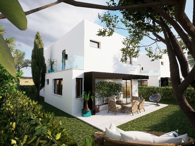 Modern gestaltete Villa mit 4 Schlafzimmern zum Verkauf in Batıkent - Nikosia