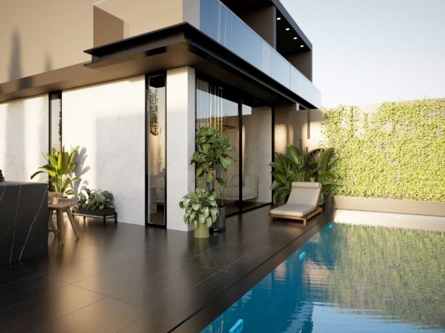 Limited Edition Semi-Detached Modern Villas on Sale with Sea & Mountain Views in Lapta - Kyrenia