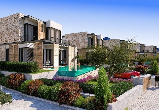 4 & 6 en-suite Bed Unparalleled Villas in Ozanköy with Breathtaking Views + Basement For Sale 