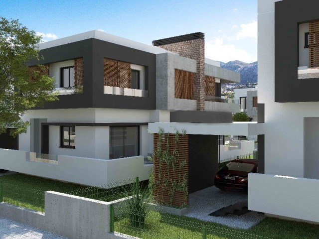 Luxuriöse, bezugsfertige Villa mit Pool, Garage und herrlicher Aussicht in Edremit Kyrenia