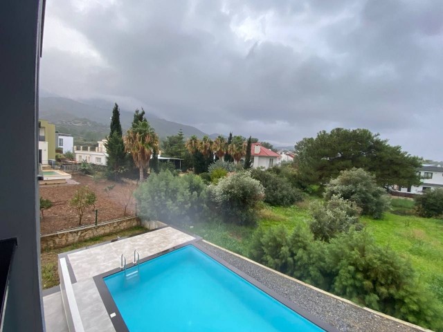  Luxurious Ready-to-Move-In Villa with Pool, Garage, and Stunning Views in Edremit - Kyrenia