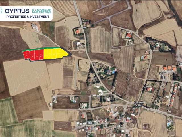 1000 m² große Grundstücke zum Verkauf in KANLIKÖY, der Entwicklungsregion Nikosia!! LETZTE 5 GRUNDSTÜCKE!!