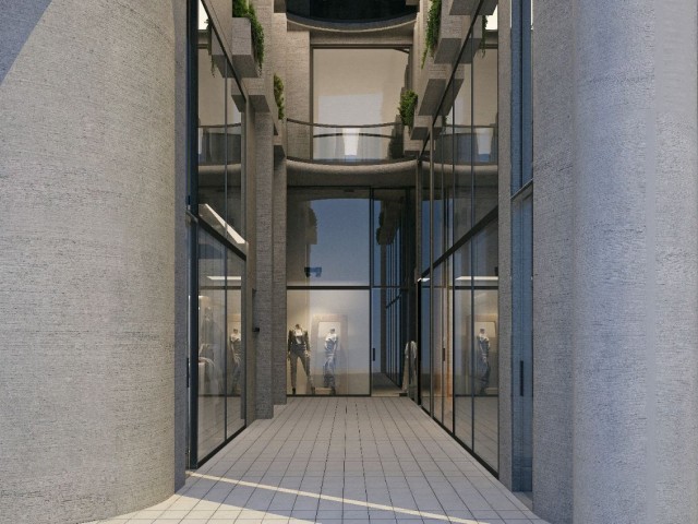 برج تجاری لوکس با فروشگاه ها، دفاتر و آپارتمان ها در قلب گیرنه - دوغانکوی