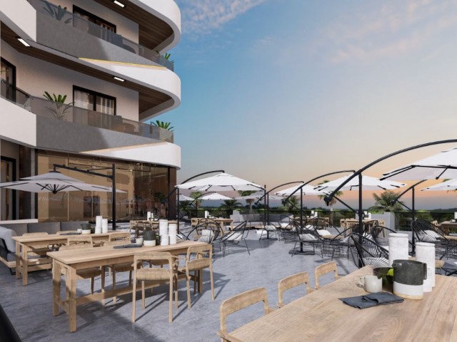 Luxury Resort Residences with fulll of amenities  for sale in Yeşilyurt  - Lefke