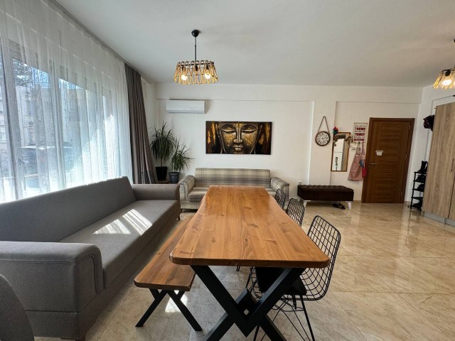 Resale Furnished Apartment with Charming Garden for Sale in Ozankoy - Kyrenia