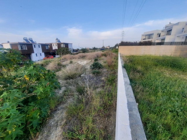 1200m2 land for sale with magnificent mountain and sea views in Çatalköy