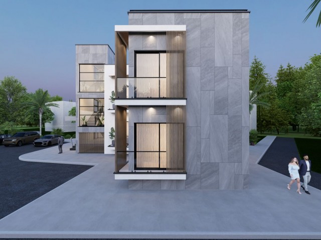 Wunderschönes Apartment und Penthouse mit 2 Schlafzimmern und Terrasse in Zeytinlik, Kyrenia