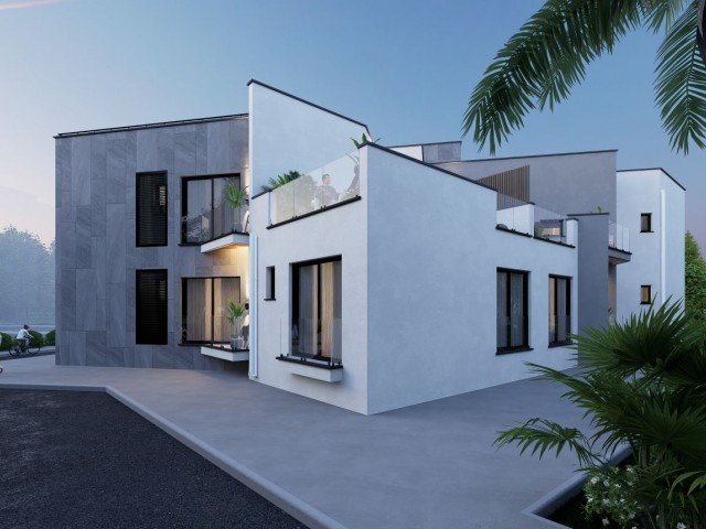 Wunderschönes Apartment und Penthouse mit 2 Schlafzimmern und Terrasse in Zeytinlik, Kyrenia