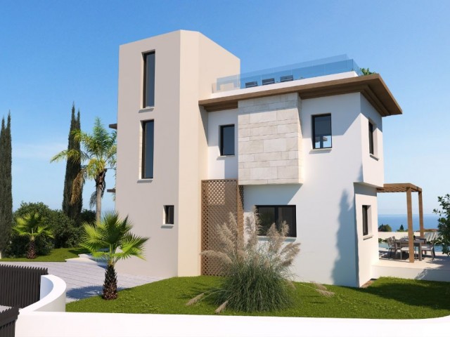 Elite Class Couple Villas with Pool & Magnificant views in Alsancak - Kyrenia