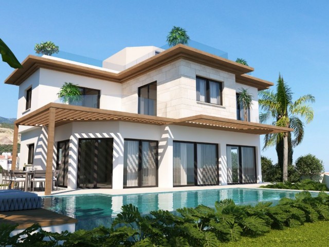 Elite Class Couple Villas with Pool & Magnificant views in Alsancak - Kyrenia