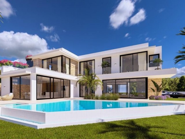 Ultra Luxury 4 Bed Villa with Pool & Garden for Sale in Bellapais, Kyrenia