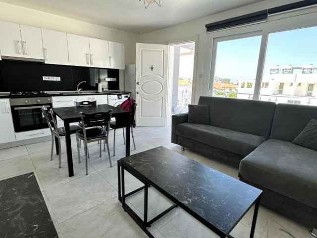 1+1 flat for rent with monthly payment in a central location, 2 minutes walking distance from the main road in Karaoğlanoğlu, Kyrenia