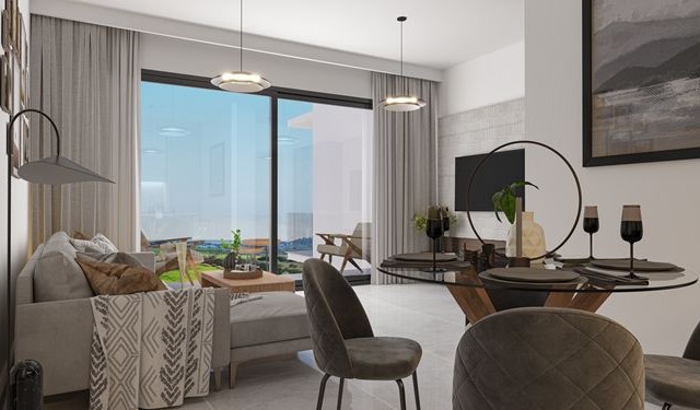 Предварительная продажа роскошных квартир с беспроцентной рассрочкой на 84 месяца в Богазе - Искеле