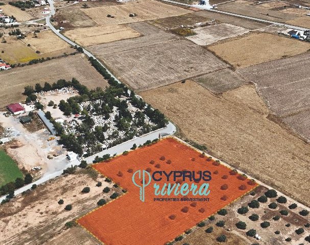 9 Hektar Land zum Verkauf im Zentrum von Iskele, nur wenige Gehminuten von Schulen und Hochschulen entfernt