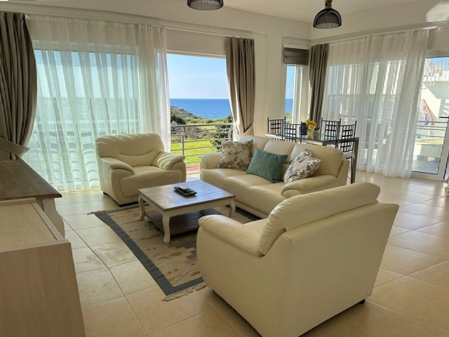 Fully Furnished 2 Bed, 2 Bath Penthouse in Esentepe, Kyrenia