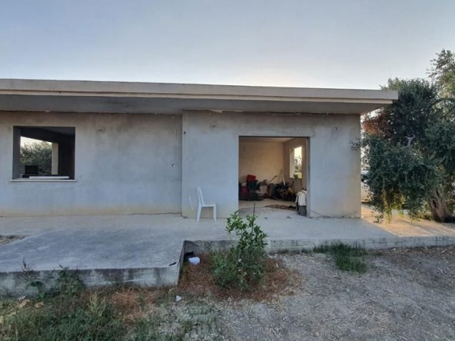 1 COMPLETED 1 SEMI-DETACHED HOUSE WITH 1.5 ACRES OF LAND FOR SALE IN NICOSIA MILLING ** 