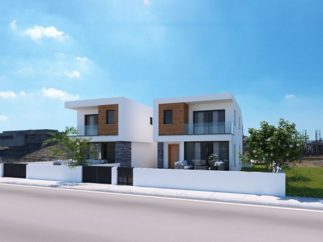 Moderne 3+1 Villa zum Verkauf in Gönyeli!