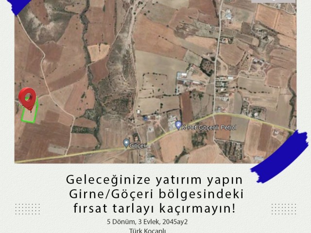 Investment Opportunity Field in the Girne Göçeri Region!