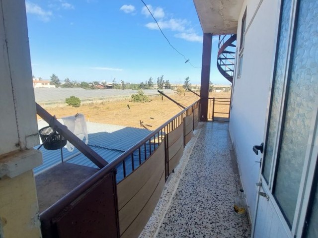 MAGUSA MARAS 2.5 MILES NEAR THE ROAD 3+1 SEMI DETACHED UPPER FLOOR HOUSE FOR SALE