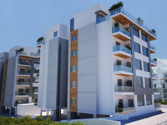 Girne Kaşgar Bölgesinde 96 m2 (90m2 + 6m2 Balkon) 2+1 Daire