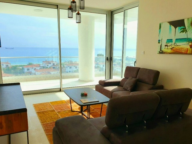 2+1 apartment at Abelia Residence in İskele Boğaz 80m2 + 49m2 terrace