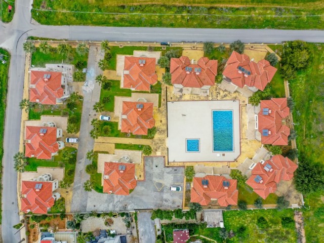 2+1 twin villas in a complex with pool in Iskele Long Beach area