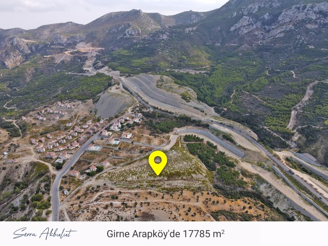 17800 sqm Land on the Main Road in Arapkoy with Commercial and Residential Construction Permit