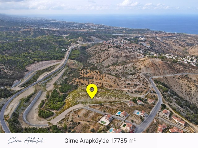 17800 sqm Land on the Main Road in Arapkoy with Commercial and Residential Construction Permit