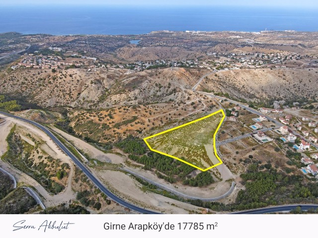 17800 sqm Land on the Main Road in Arapkoy with Commercial and Residential Construction Permit