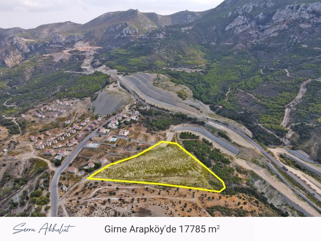 17800 sqm Land on the Main Road in Arapkoy with Commercial and Residential Construction Permit