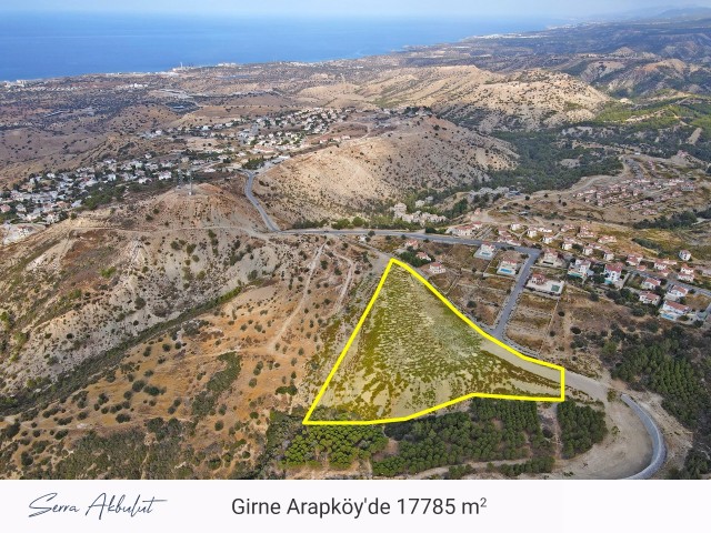 17800 sqm Land on the Main Road in Arapkoy with Commercial and Residential Construction Permit