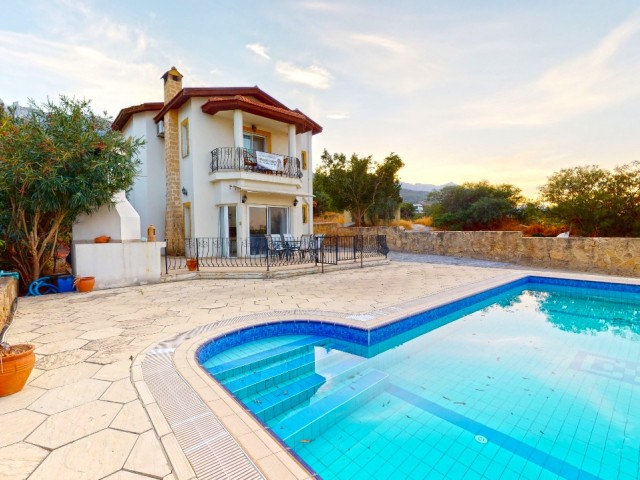 3 Bedroom Villa for Rent With Private Swimming Pool, Central Heating In Zeytinlik Kyrenia