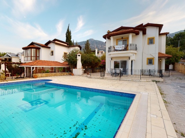 3 Bedroom Villa for Rent With Private Swimming Pool, Central Heating In Zeytinlik Kyrenia