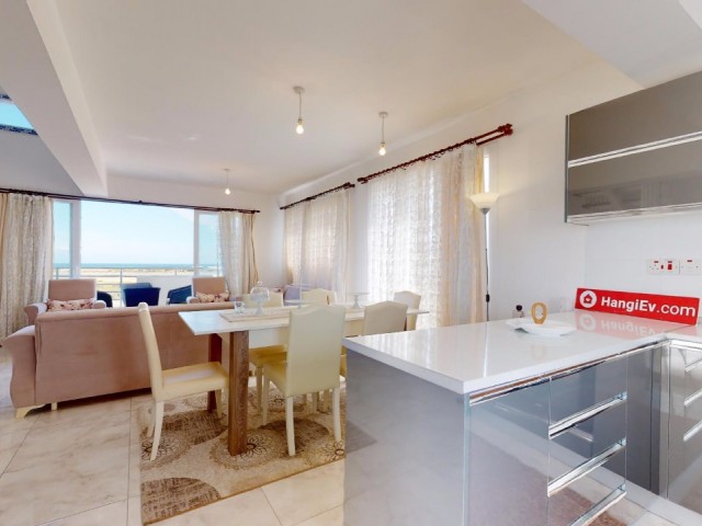 2 Bedroom Fully Furnished Dublex Apartment W/ Amazing Sea View For Sale Famagusta Salamis  