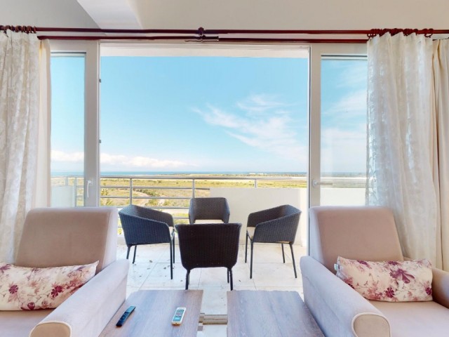 2 Bedroom Fully Furnished Dublex Apartment W/ Amazing Sea View For Sale Famagusta Salamis  