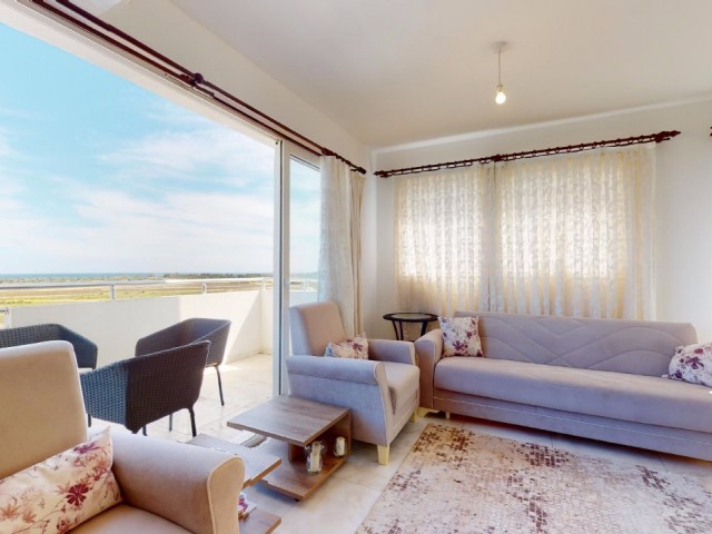 2 Bedroom Fully Furnished Dublex Apartment W/ Amazing Sea View For Sale Famagusta Salamis  