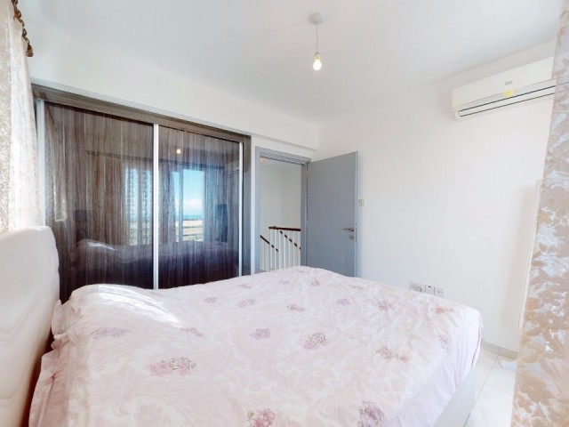 2 Bedroom Fully Furnished Dublex Apartment W/ Amazing Sea View For Sale Famagusta Salamis  