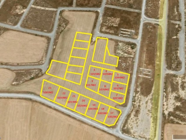 LANDS FOR SALE IN GUVERCINLIK REGION