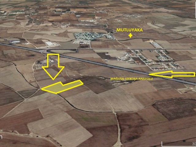 LAND FOR SALE IN MUTLUYAKA REGION WITH OFFICIAL ROAD FROM DOUBLE SIDES