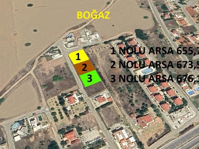 زمین برای فروش در منطقه İSKELE BOGAZ