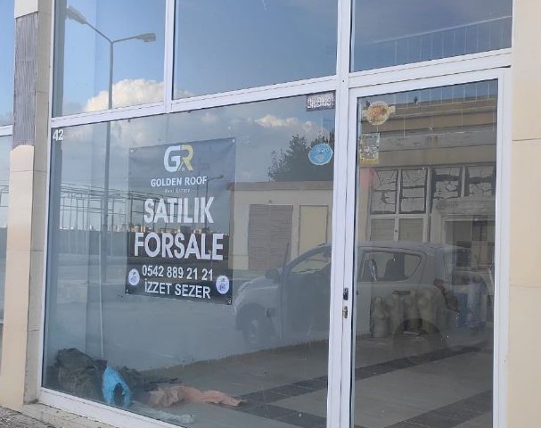 SHOP FOR SALE IN İSKELE ANFORA AREA 50 M2 38000 STG + TAXES