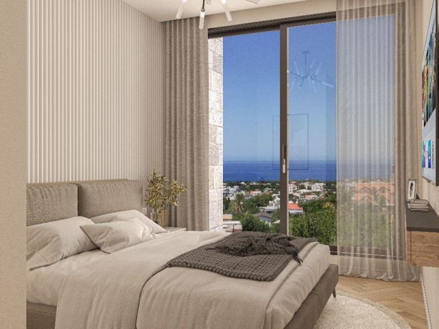 LUXURY FLAT WITH SEA VIEW FOR SALE IN GIRNE ALSANCAK AREA