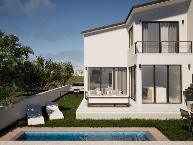 EINE GELEGENHEIT, DIE SIE IN DER REGION NICOSIA GÖNYELİ NICHT VERPASSEN SOLLTEN 165 M2 VILLA 4+2 VILLA MIT TOILETTE 225000 STG